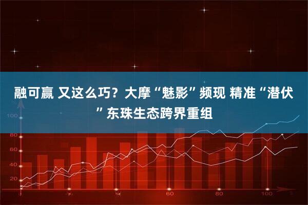 融可赢 又这么巧？大摩“魅影”频现 精准“潜伏”东珠生态跨界重组