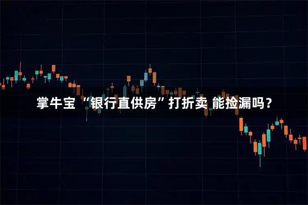掌牛宝 “银行直供房”打折卖 能捡漏吗？